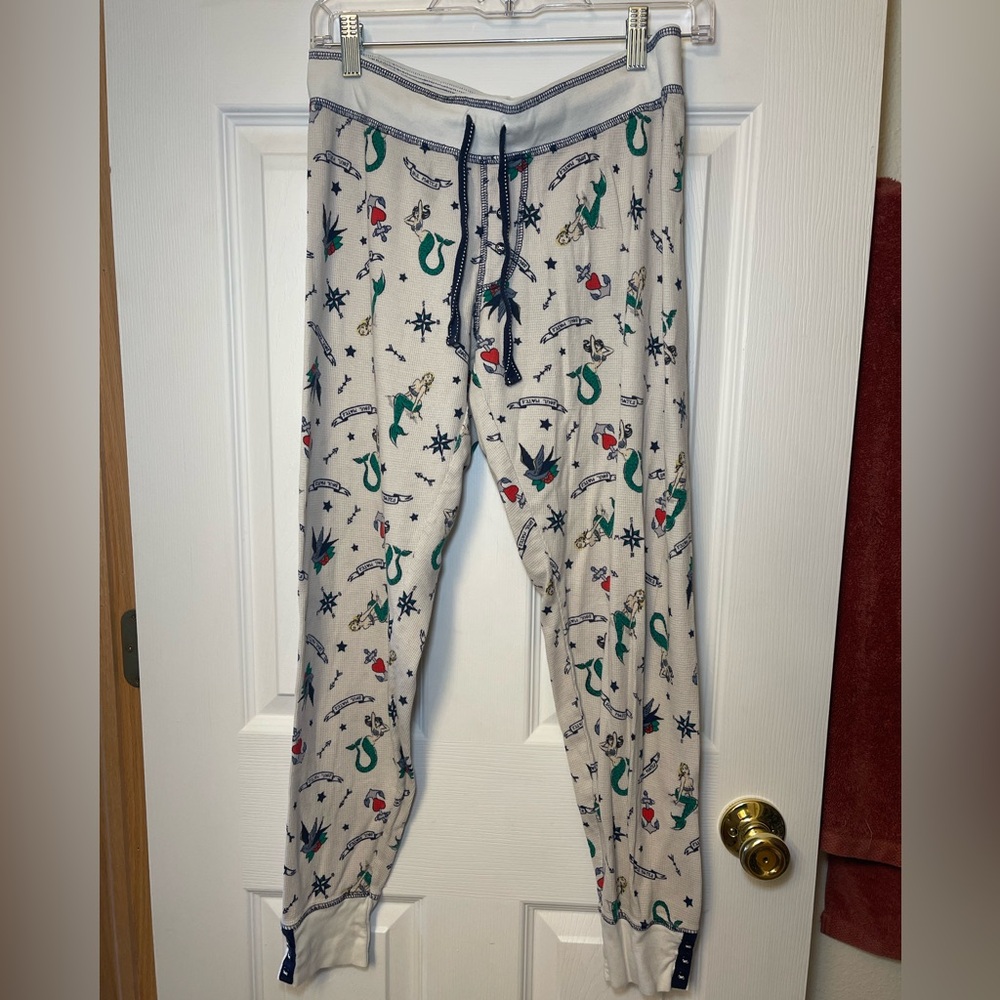 P.J. Salvage Tattoo Print Pajama Pants